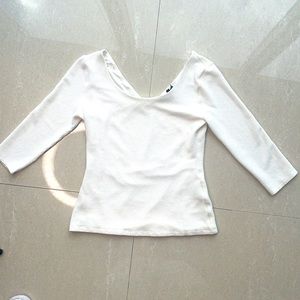 WHITE HOUSE BLACK MARKET LONG SLEEVE RAYON BLOUSE